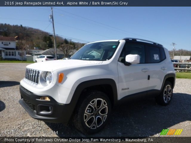 2016 Jeep Renegade Limited 4x4 in Alpine White