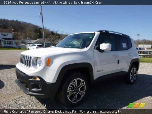 2016 Jeep Renegade Limited 4x4 in Alpine White