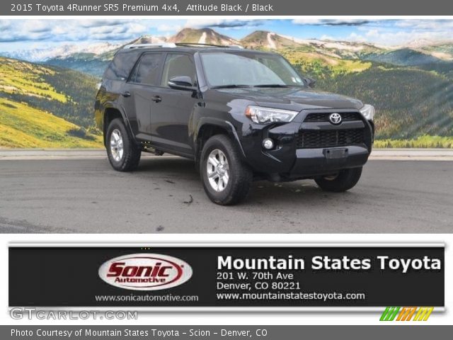 2015 Toyota 4Runner SR5 Premium 4x4 in Attitude Black