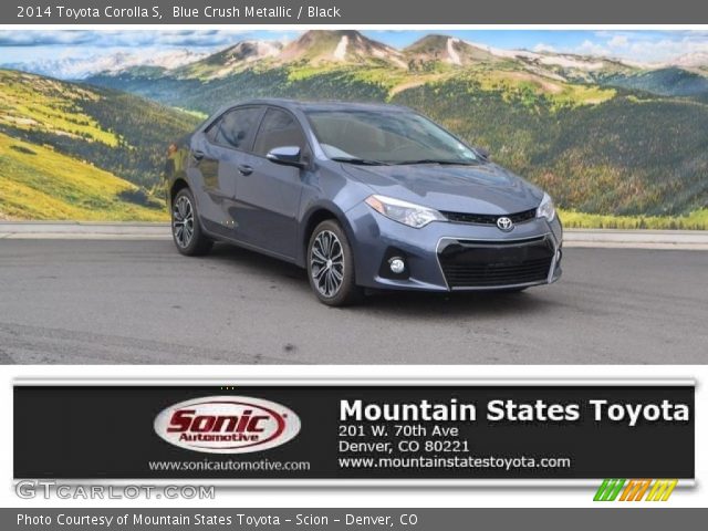 2014 Toyota Corolla S in Blue Crush Metallic