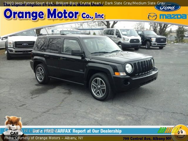 2009 Jeep Patriot Sport 4x4 in Brilliant Black Crystal Pearl