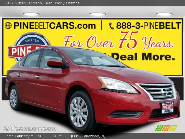 2014 Nissan Sentra SV in Red Brick