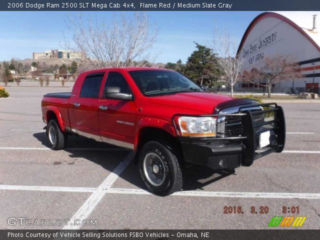 2006 Dodge Ram 2500 SLT Mega Cab 4x4 in Flame Red