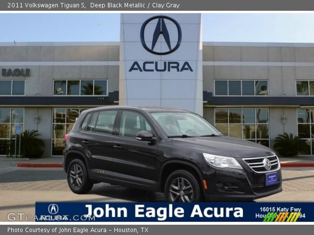 2011 Volkswagen Tiguan S in Deep Black Metallic