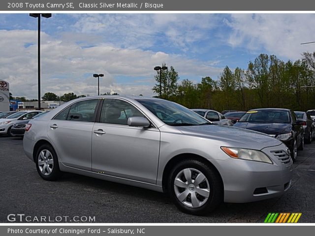 2008 Toyota Camry SE in Classic Silver Metallic
