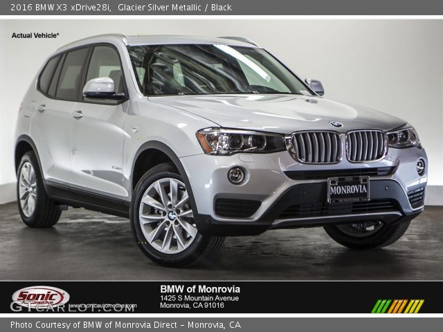 2016 BMW X3 xDrive28i in Glacier Silver Metallic