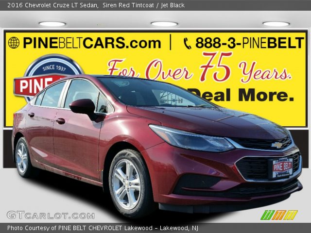 2016 Chevrolet Cruze LT Sedan in Siren Red Tintcoat
