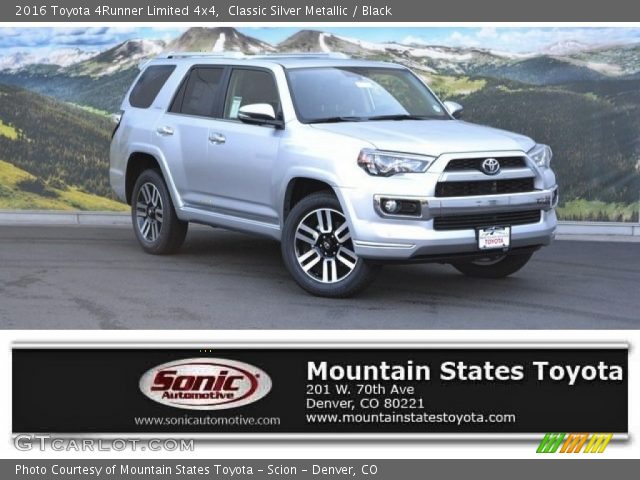2016 Toyota 4Runner Limited 4x4 in Classic Silver Metallic