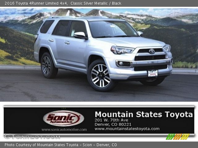 2016 Toyota 4Runner Limited 4x4 in Classic Silver Metallic