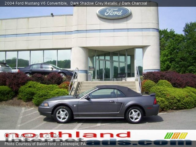 2004 Ford Mustang V6 Convertible in Dark Shadow Grey Metallic