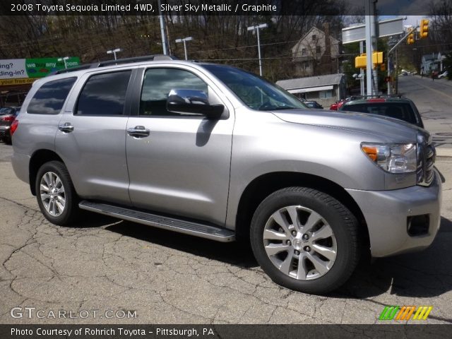 2008 Toyota Sequoia Limited 4WD in Silver Sky Metallic