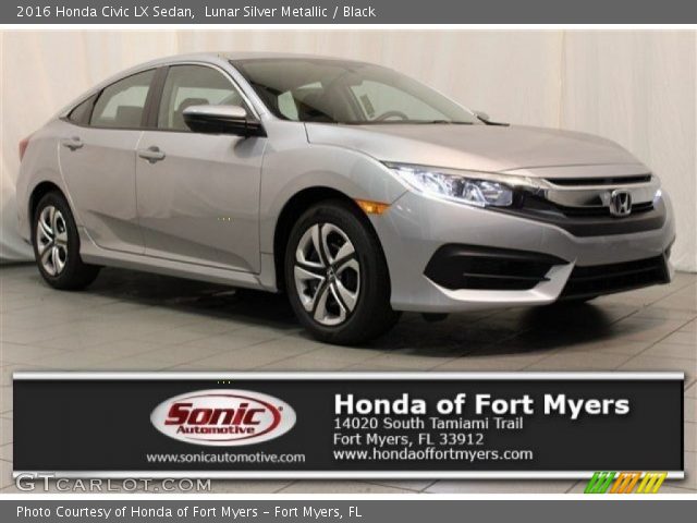2016 Honda Civic LX Sedan in Lunar Silver Metallic