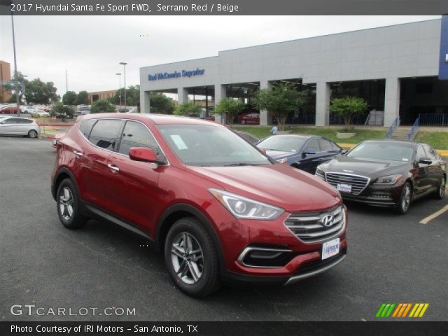 2017 Hyundai Santa Fe Sport FWD in Serrano Red