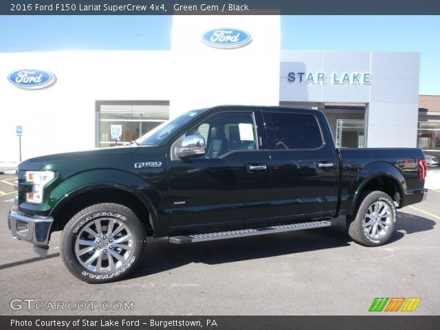 2016 Ford F150 Lariat SuperCrew 4x4 in Green Gem