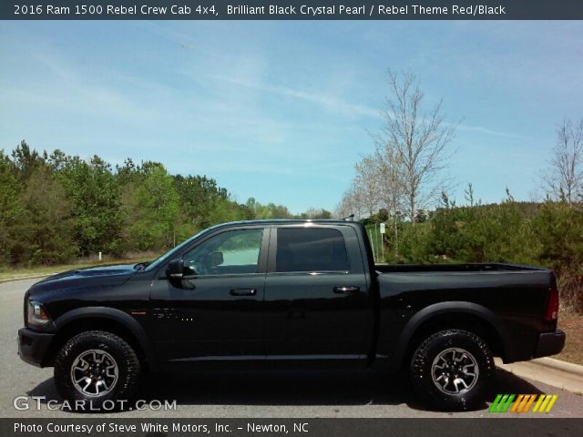 2016 Ram 1500 Rebel Crew Cab 4x4 in Brilliant Black Crystal Pearl