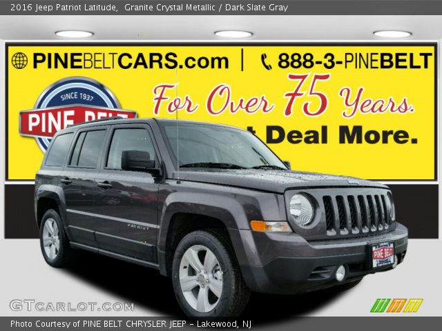 2016 Jeep Patriot Latitude in Granite Crystal Metallic
