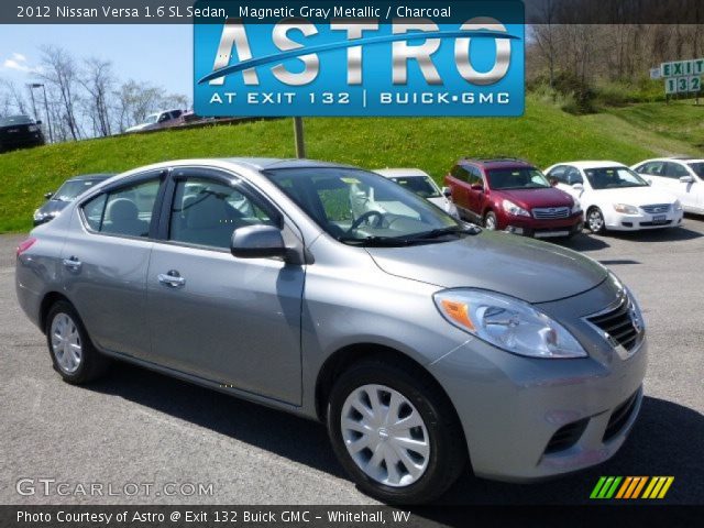 2012 Nissan Versa 1.6 SL Sedan in Magnetic Gray Metallic