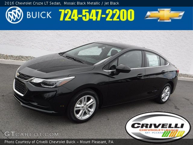 2016 Chevrolet Cruze LT Sedan in Mosaic Black Metallic