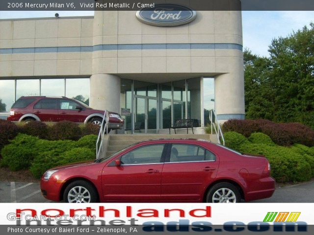 2006 Mercury Milan V6 in Vivid Red Metallic