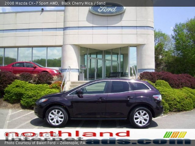 2008 Mazda CX-7 Sport AWD in Black Cherry Mica