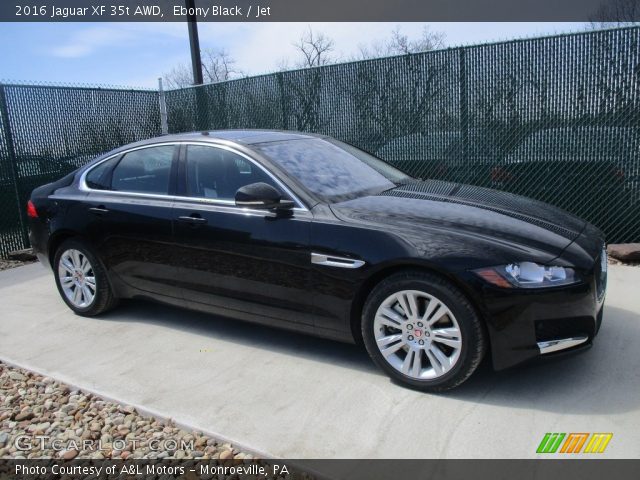 2016 Jaguar XF 35t AWD in Ebony Black