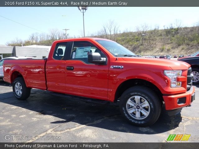 2016 Ford F150 XL SuperCab 4x4 in Race Red