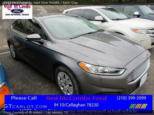 2013 Ford Fusion S in Ingot Silver Metallic