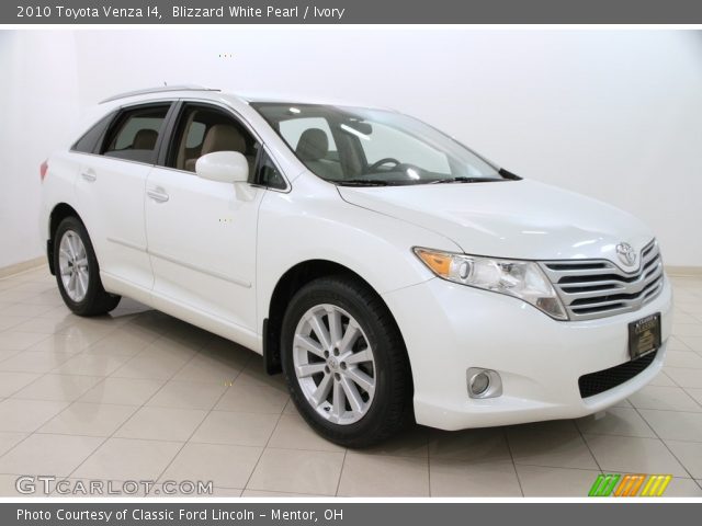 2010 Toyota Venza I4 in Blizzard White Pearl