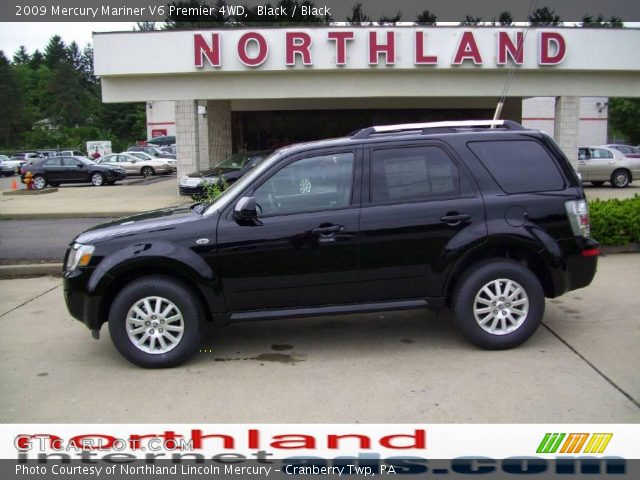 2009 Mercury Mariner V6 Premier 4WD in Black
