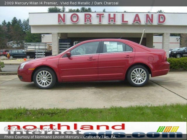2009 Mercury Milan I4 Premier in Vivid Red Metallic