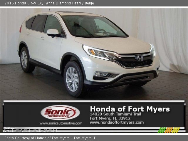 2016 Honda CR-V EX in White Diamond Pearl