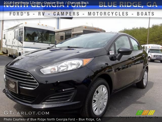 2016 Ford Fiesta S Sedan in Shadow Black