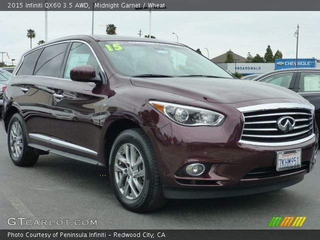 2015 Infiniti QX60 3.5 AWD in Midnight Garnet