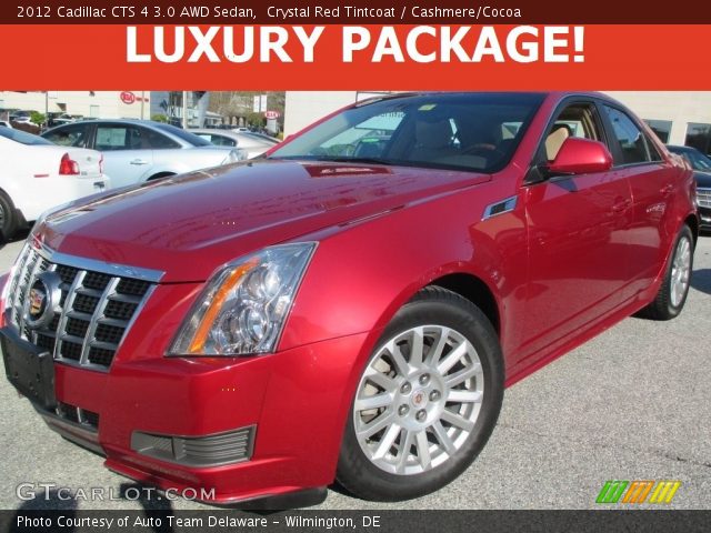 2012 Cadillac CTS 4 3.0 AWD Sedan in Crystal Red Tintcoat