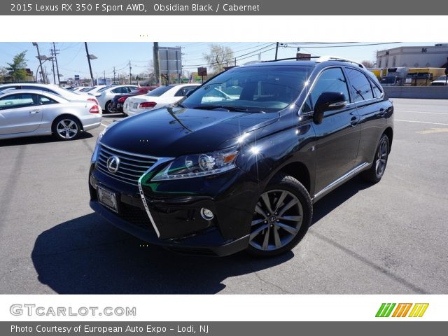 2015 Lexus RX 350 F Sport AWD in Obsidian Black