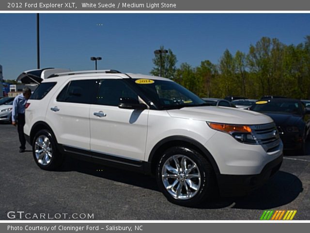 2012 Ford Explorer XLT in White Suede
