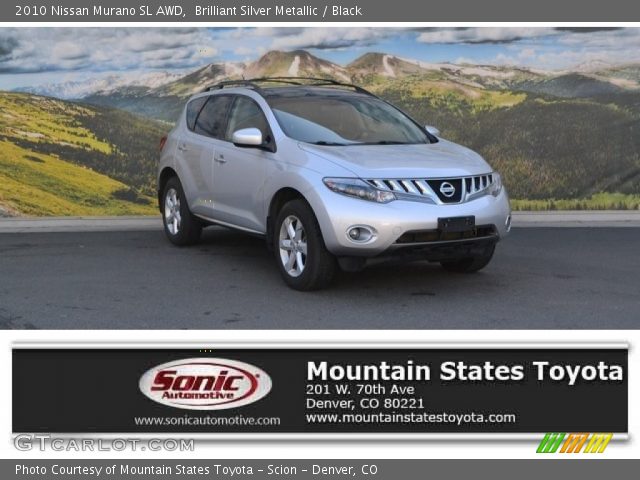 2010 Nissan Murano SL AWD in Brilliant Silver Metallic