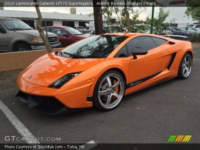 2010 Lamborghini Gallardo LP570 Superleggera in Arancio Borealis (Orange)