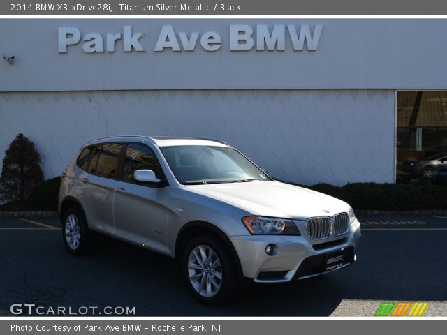 2014 BMW X3 xDrive28i in Titanium Silver Metallic