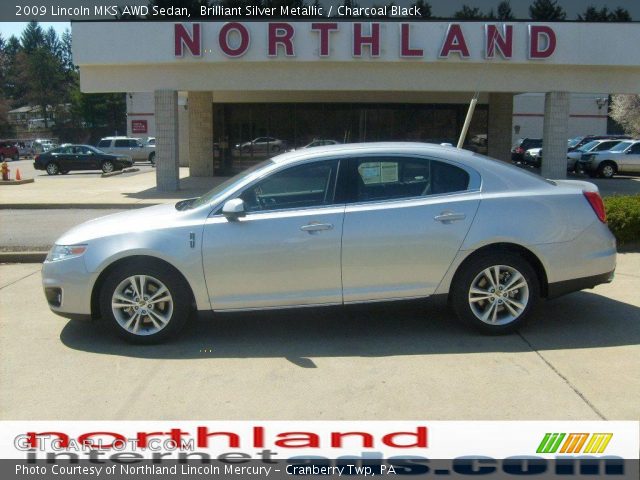 2009 Lincoln MKS AWD Sedan in Brilliant Silver Metallic