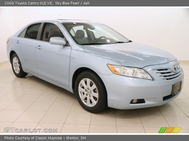 2009 Toyota Camry XLE V6 in Sky Blue Pearl