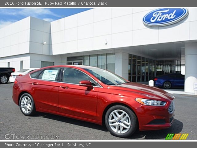 2016 Ford Fusion SE in Ruby Red Metallic