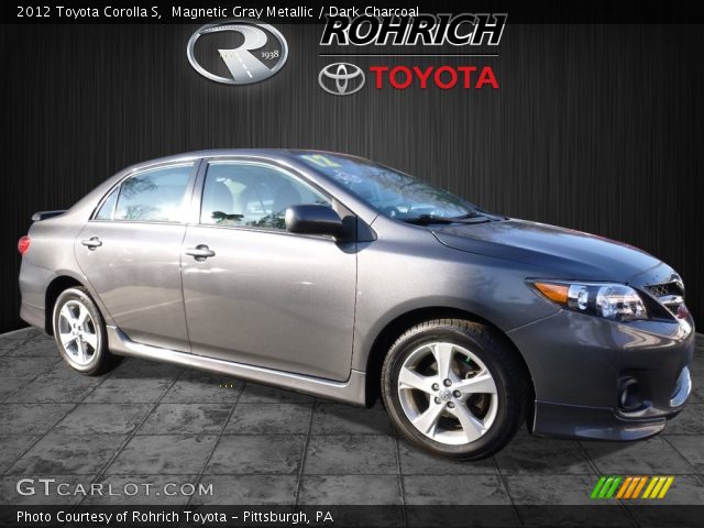 2012 Toyota Corolla S in Magnetic Gray Metallic