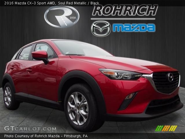2016 Mazda CX-3 Sport AWD in Soul Red Metallic