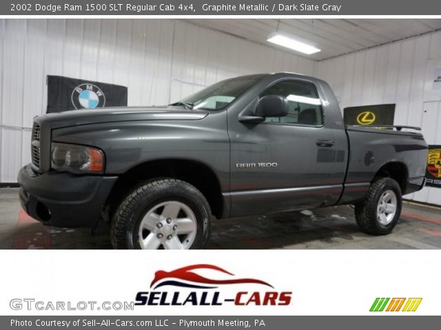 2002 Dodge Ram 1500 SLT Regular Cab 4x4 in Graphite Metallic