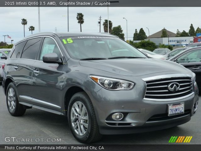 2015 Infiniti QX60 3.5 AWD in Graphite Shadow