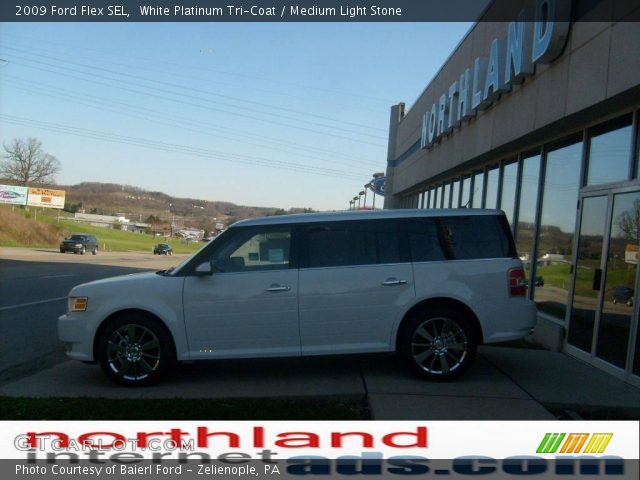 2009 Ford Flex SEL in White Platinum Tri-Coat