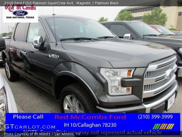 2016 Ford F150 Platinum SuperCrew 4x4 in Magnetic