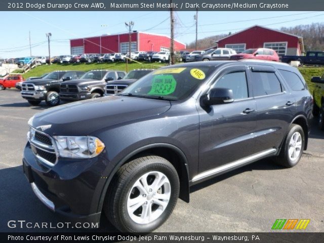 2012 Dodge Durango Crew AWD in Maximum Steel Metallic