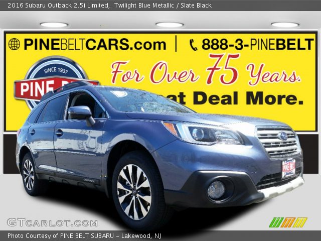 2016 Subaru Outback 2.5i Limited in Twilight Blue Metallic